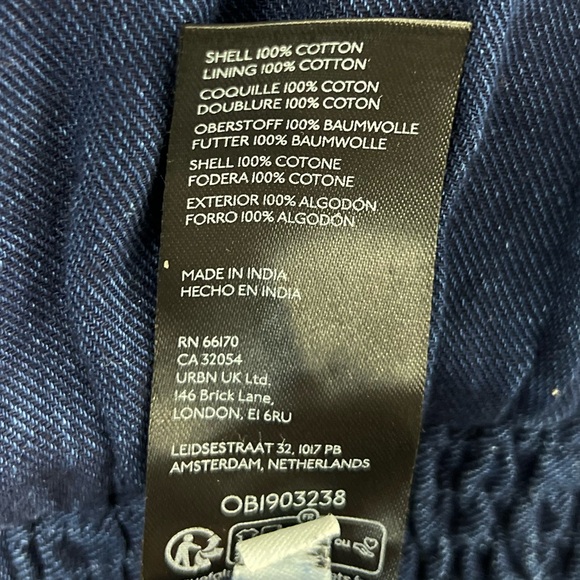 by Anthropologie The Tommie Cap-Sleeve Smocked Front-Zip Shirt Dress Size XS - Picture 8 of 8